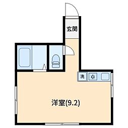 ILSOLE南浦和 ワンルームの間取図画像