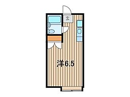 キャピタル北浦和 ワンルームの間取図画像