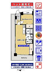 間取図画像 1LDK