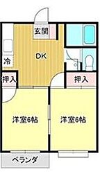 間取図画像 2DK