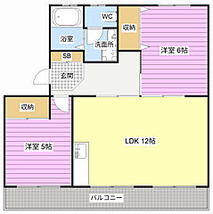 物件の間取り
