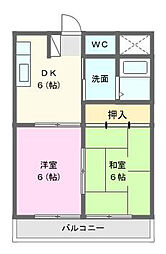 間取図画像 2DK