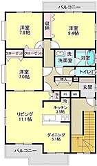 物件の間取り