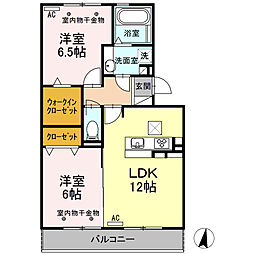 GrandWin's 2LDKの間取図画像