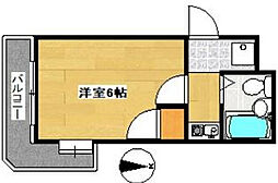 カレッジタウンウイング 1Kの間取図画像
