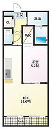 フォルシュ 1LDKの間取図画像