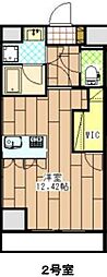 Prime City Place ワンルームの間取図画像