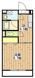 Vaimer泉 1DKの間取図画像