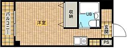 メゾン・ド・アベニュー ワンルームの間取図画像