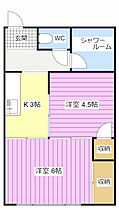 シャトルトーセ 305 ｜ 静岡県浜松市中央区城北２丁目（賃貸マンション2K・3階・30.34㎡） その2