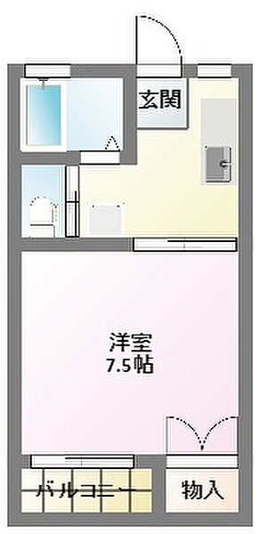 コーポSU III 101｜静岡県浜松市中央区東三方町(賃貸アパート1K・1階・24.40㎡)の写真 その2