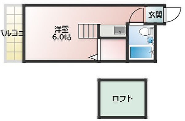 CASA元浜 103｜静岡県浜松市中央区元浜町(賃貸マンション1R・1階・18.10㎡)の写真 その2