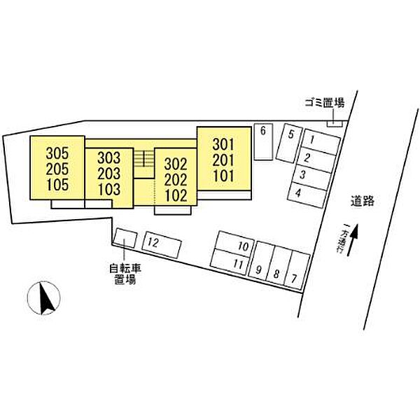 Advance 105｜静岡県浜松市中央区佐藤１丁目(賃貸アパート2LDK・1階・60.36㎡)の写真 その2