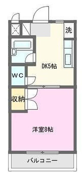 マンションみずほII 105｜静岡県浜松市中央区葵西２丁目(賃貸マンション1DK・1階・25.92㎡)の写真 その2
