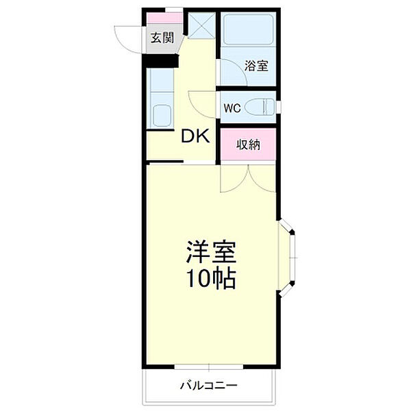 メゾン池の沢 501｜静岡県浜松市中央区広沢３丁目(賃貸マンション1DK・5階・29.04㎡)の写真 その2