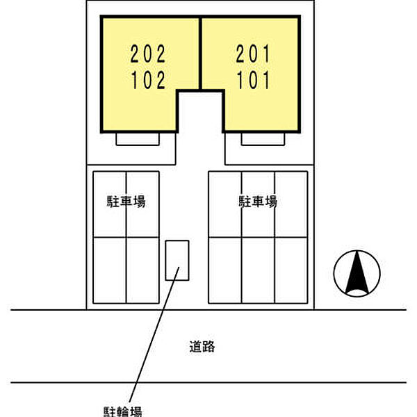 セジュールケイエム 202｜静岡県浜松市中央区萩丘４丁目(賃貸アパート3DK・2階・53.46㎡)の写真 その17