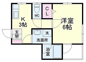 半田ビレッジ6号棟 101 ｜ 静岡県浜松市中央区半田山５丁目（賃貸アパート1K・1階・26.61㎡） その2