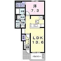 レクエルド 102 ｜ 静岡県浜松市中央区高丘西３丁目（賃貸アパート1LDK・1階・46.06㎡） その2