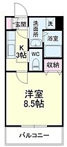 Bell-Ku 202 ｜ 静岡県浜松市中央区中央３丁目（賃貸マンション1K・2階・26.64㎡） その2