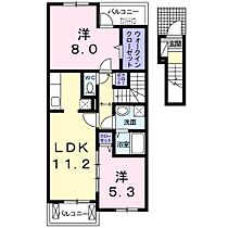 ラ・ピスタＢ 203 ｜ 静岡県浜松市中央区志都呂１丁目（賃貸アパート2LDK・2階・60.14㎡） その2