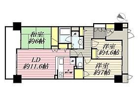 ラ・フォーレ泉 302 ｜ 静岡県浜松市中央区泉２丁目（賃貸マンション3LDK・3階・71.59㎡） その2