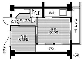 ビレッジハウス篠原5号棟 406 ｜ 静岡県浜松市中央区篠原町（賃貸マンション2K・4階・28.98㎡） その2