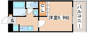 兵庫県明石市朝霧南町3丁目（賃貸アパート1K・2階・24.84㎡） その2