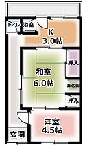 門真市三ツ島1丁目貸家（西）  ｜ 大阪府門真市三ツ島1丁目21-3（賃貸テラスハウス2K・1階・36.45㎡） その2