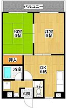 木島マンション 406 ｜ 大阪府大阪市東淀川区菅原6丁目12-1（賃貸マンション2DK・1階・39.05㎡） その2