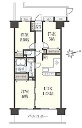 ブライトシティ船橋 3LDKの間取図画像