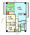 グリーンビレッジ北方2階7.2万円