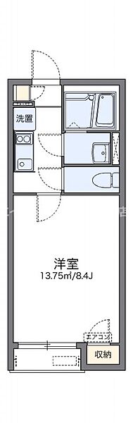 レオネクストシモイフク ｜岡山県岡山市北区下伊福西町(賃貸アパート1K・1階・24.57㎡)の写真 その2