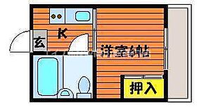 商大前コーポ  ｜ 岡山県岡山市北区津島笹が瀬（賃貸マンション1K・3階・16.95㎡） その2