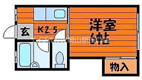 プレール高柳II  ｜ 岡山県岡山市北区高柳東町（賃貸アパート1K・1階・18.90㎡） その2