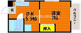 コーポ・オークＡ棟  ｜ 岡山県岡山市北区学南町2丁目（賃貸アパート1DK・1階・25.00㎡） その2