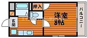 サンフラワー  ｜ 岡山県岡山市北区下伊福2丁目（賃貸マンション1K・2階・24.00㎡） その2