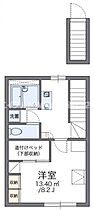 レオパレスＡ＆Ｋ  ｜ 岡山県岡山市北区津高（賃貸アパート1K・2階・26.08㎡） その2