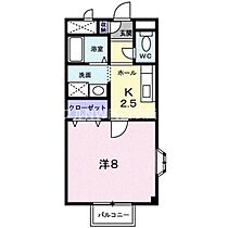 プロスペルＢ  ｜ 岡山県岡山市北区下伊福西町（賃貸アパート1K・2階・27.74㎡） その2