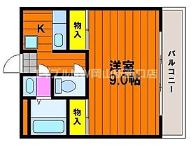 アメニティー伊島  ｜ 岡山県岡山市北区伊島町2丁目（賃貸マンション1K・4階・29.00㎡） その2