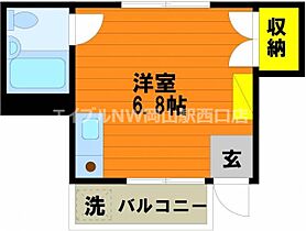 パークウェー学南  ｜ 岡山県岡山市北区学南町1丁目（賃貸マンション1R・2階・13.45㎡） その2