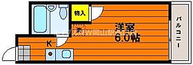 ビューラー赤坂  ｜ 岡山県岡山市北区奉還町1丁目（賃貸マンション1K・3階・18.40㎡） その2