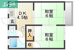 浮田コーポ 2階