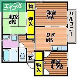 リバティ津高南館 2階