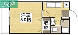 ビーラインN-A 1Kの間取図画像