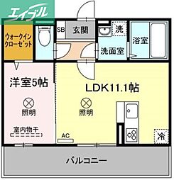メセタ A棟 2階