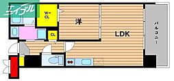 ハアラン国体町 1LDKの間取図画像