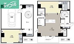 Via 蔵用 2LDKの間取図画像