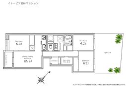 −ＶＥＣＳ−　イトーピア若林マンション　〜専用庭付〜 103
