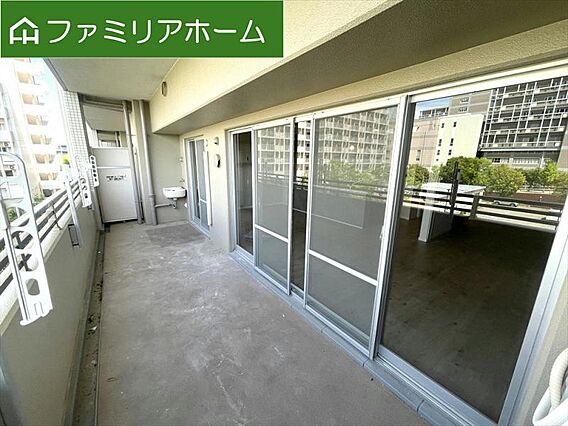 バルコニーです...