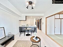 京急本線 六郷土手駅 徒歩9分 2LDKのリビング/ダイニング